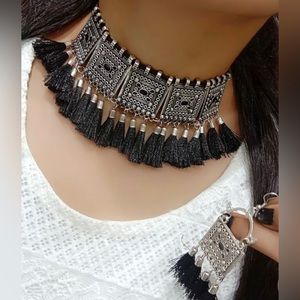 Women Alloy Oxidized jewellery set